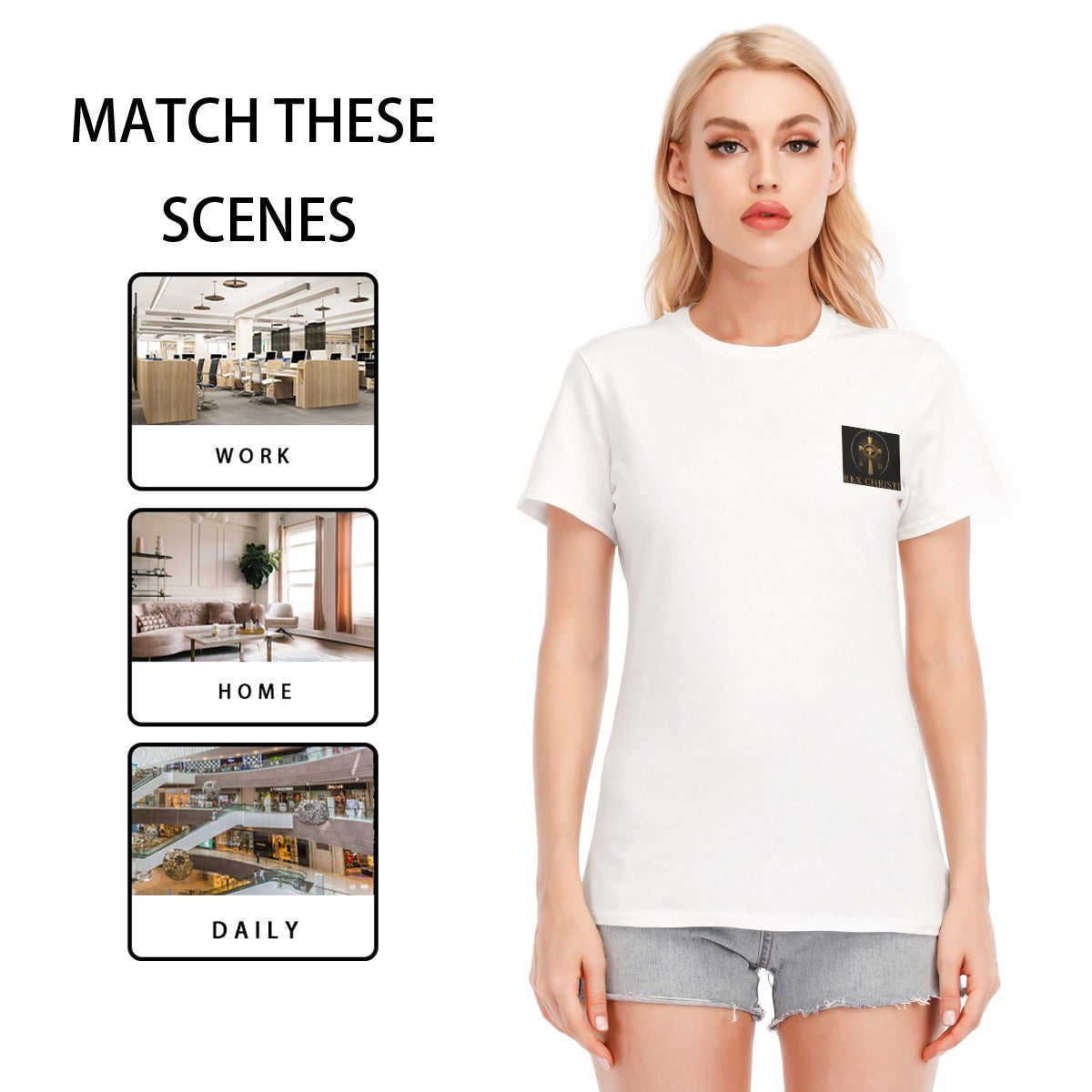 RexChristi-Behold the Lamb of God Women`s Tee