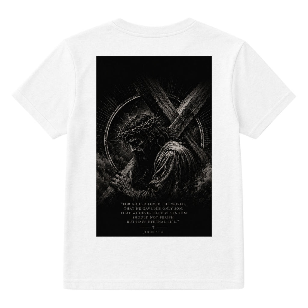 RexChristi Men's T-Shirt with Jesus Carrying the Cross