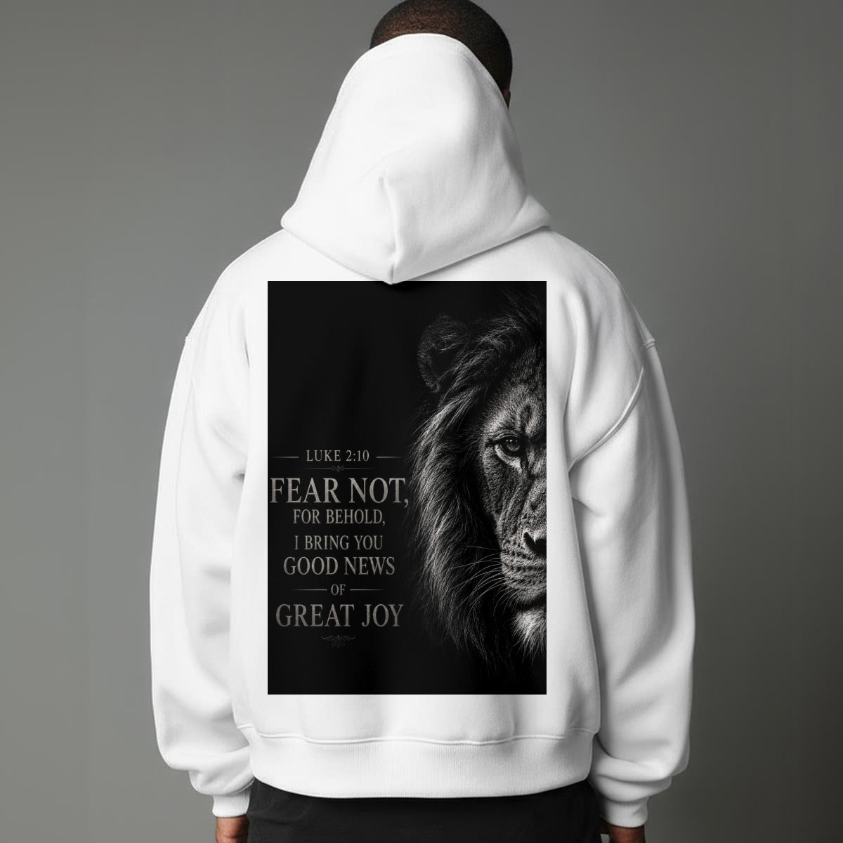 RexChristi-Fear Not Men`s Hoodie