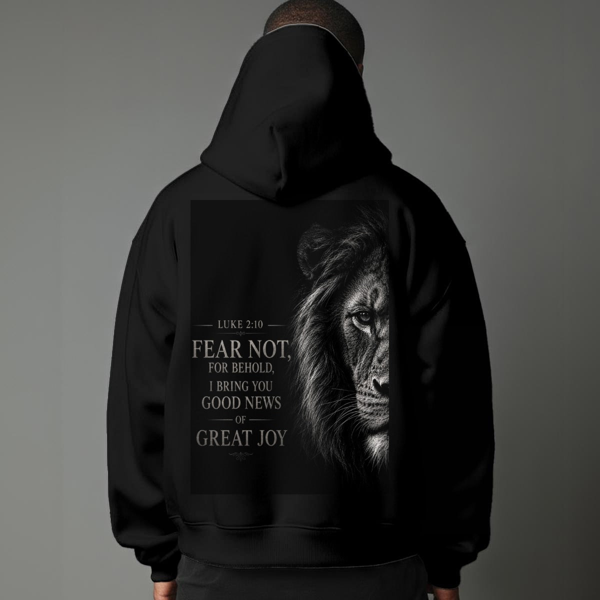 RexChristi-Fear Not Men`s Hoodie